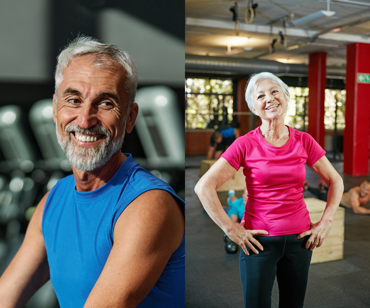 Man and woman training together at The Steady Method